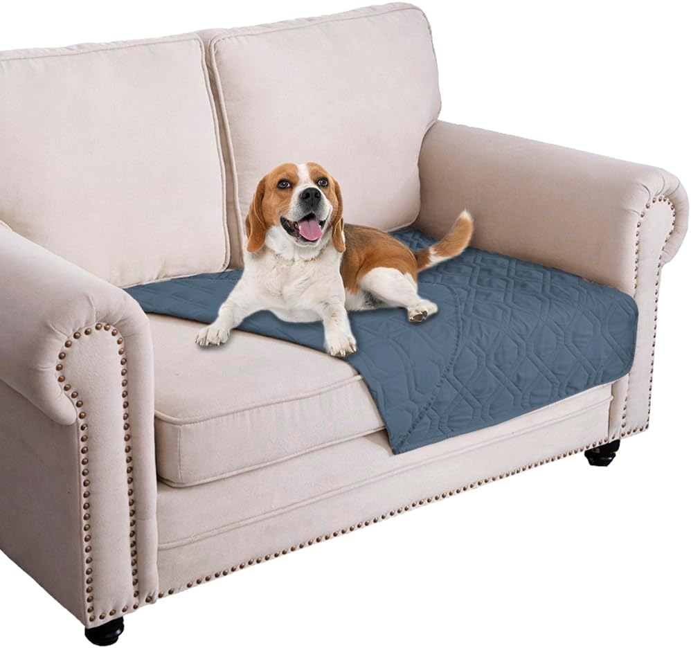 Waterproof Dog Bed Cover Pet Blanket for Furniture Bed Couch Sofa Reversible