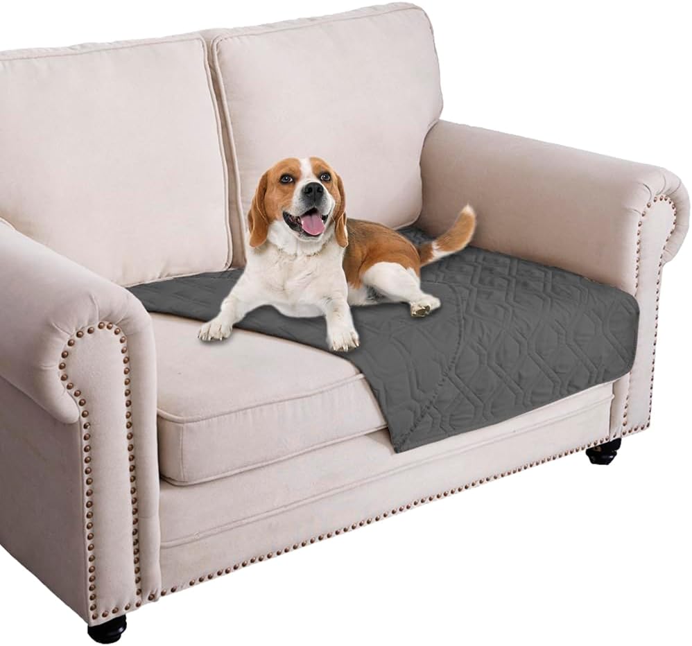 Waterproof Dog Bed Cover Pet Blanket for Furniture Bed Couch Sofa Reversible