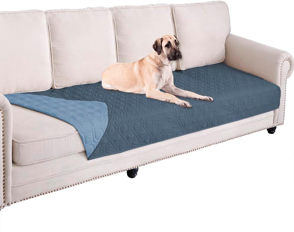 Waterproof Dog Bed Cover Pet Blanket for Furniture Bed Couch Sofa Reversible