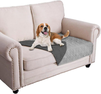 Waterproof Dog Bed Cover Pet Blanket for Furniture Bed Couch Sofa Reversible