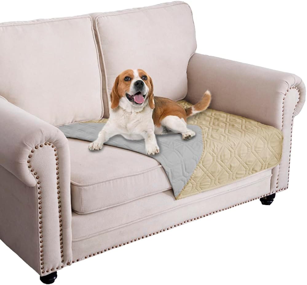 Waterproof Dog Bed Cover Pet Blanket for Furniture Bed Couch Sofa Reversible