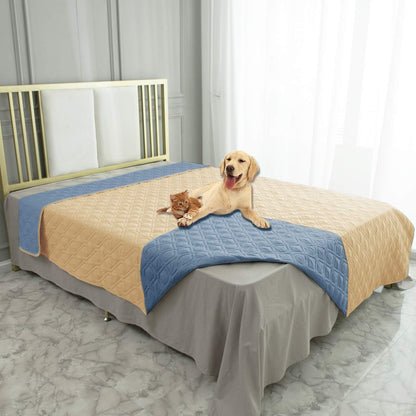 Waterproof Dog Bed Cover Pet Blanket for Furniture Bed Couch Sofa Reversible