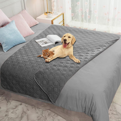 Waterproof Dog Bed Cover Pet Blanket for Furniture Bed Couch Sofa Reversible